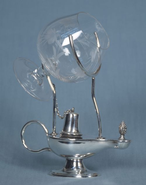 Silver Plated Brandy Warmer
