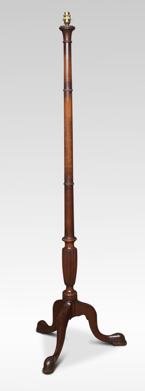 Mahogany Standard Lamp