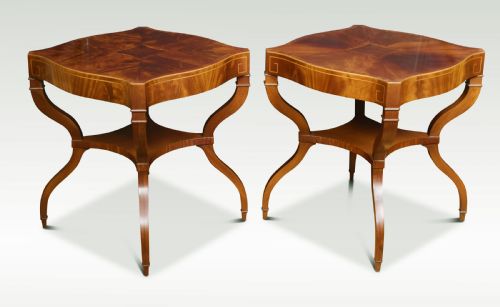 Pair of Mahogany Occasional Tables
