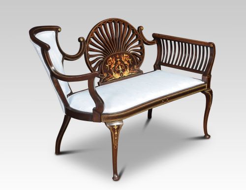 Mahogany Inlaid Couch