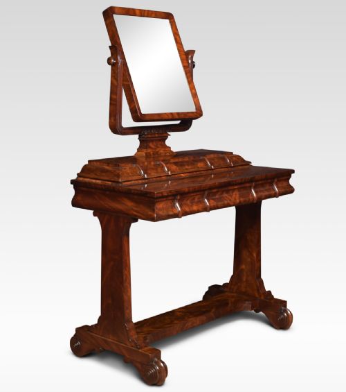 William IV Mahogany Dressing Table