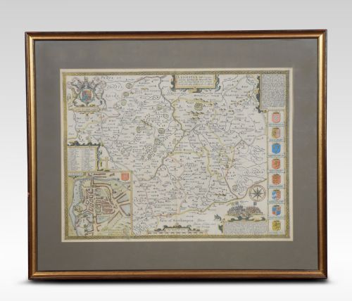 Map of Leicester by John Speed