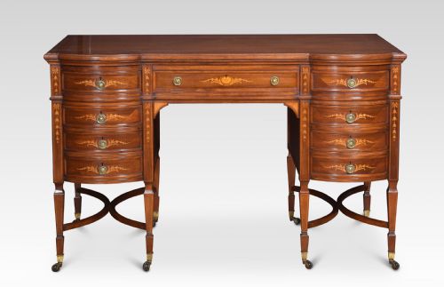 Mahogany Inlaid Dressing Table