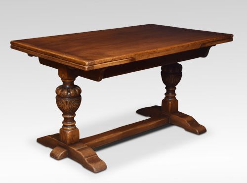 Oak Draw Leaf Refectory Table