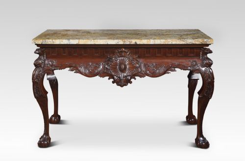 18th Century Style Mahogany Console Table