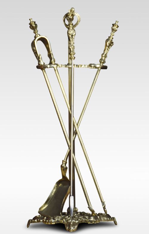 Brass Fire Tool Companion Set