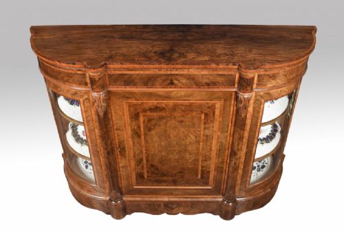 WALNUT AND KINGWOOD CROSS BANDED CREDENZA - ADDITIONAL PHOTO 4