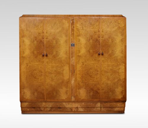 Art Deco Four Door Wardrobe