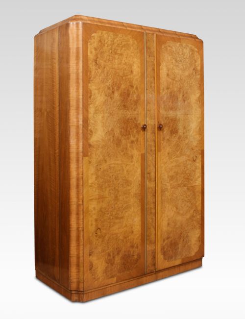 Art Deco Two Door Wardrobe