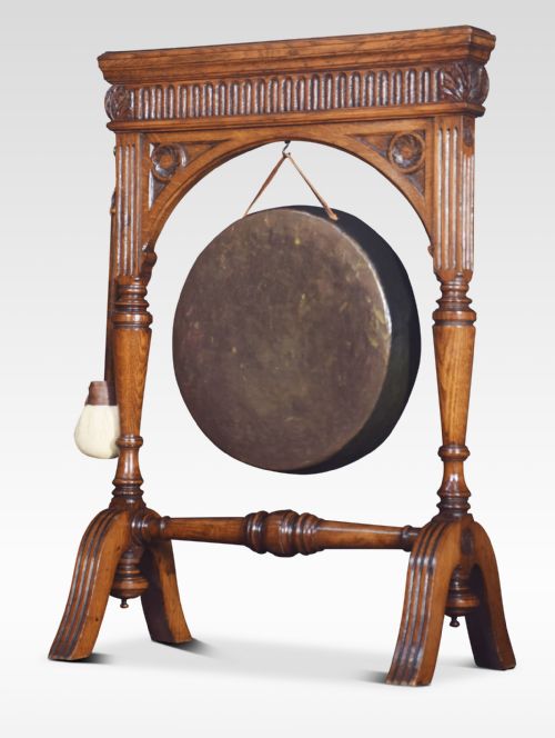 Oak Carved Dinner Gong