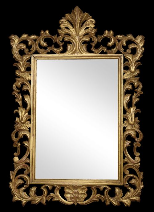 Rococo Revival Gilwood Wall Mirror