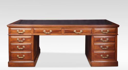 19th Century Mahogany Partners / Library Desk