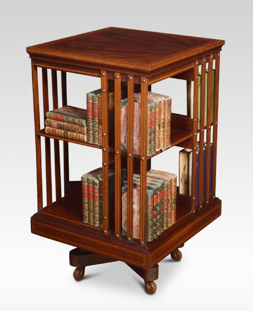 Mahogany Revolving Bookcase