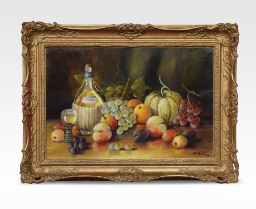 Oil on Canvas Hilda Frances Borton Framed Still Life