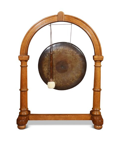 Late 19th Century Walnut Dinner Gong