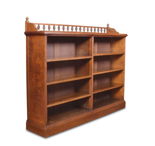 Oak Open Bookcase