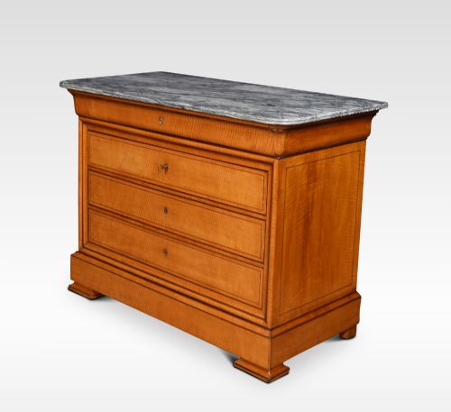 Satinwood Biedermeier Chest of Draws
