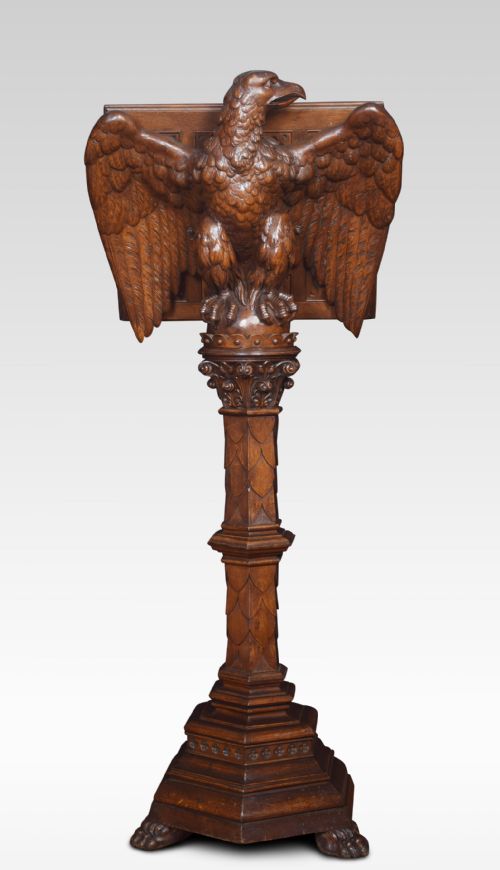 Carved Oak Lectern