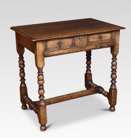 17th Century Style Oak Side Table