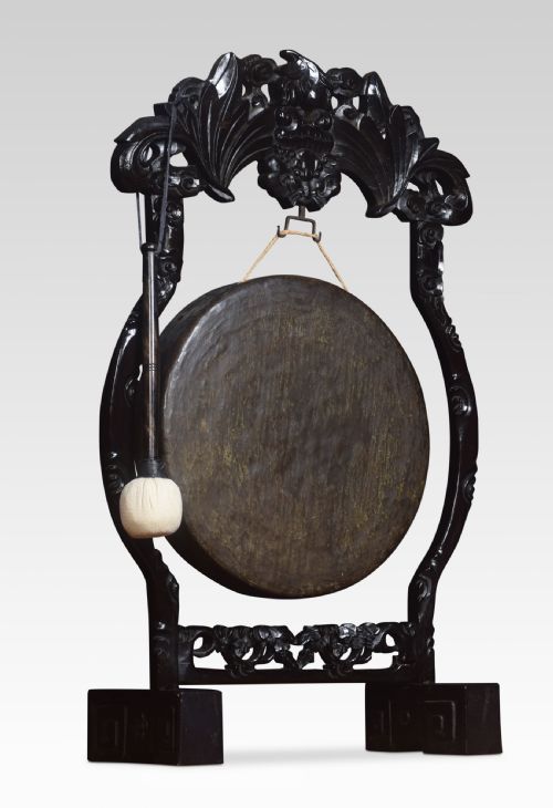 Chinese Carved Dinner Gong