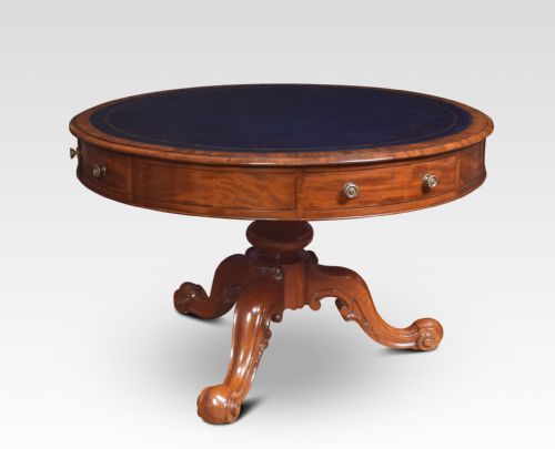 19th Century Mahogany Drum Table