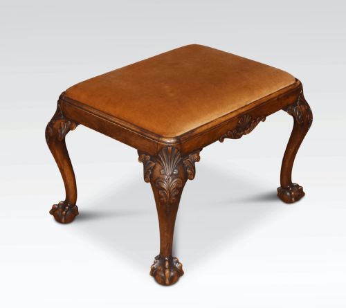 George II Style Walnut Stool