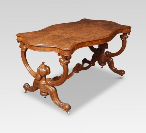 Burr Walnut Center Table
