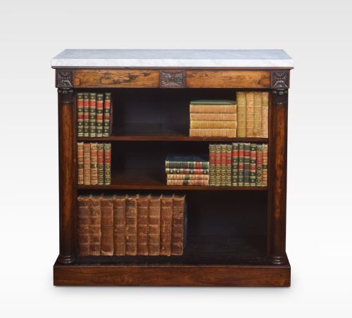 Regency Rosewood Open Bookcase