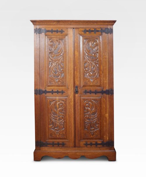 Carved Oak Hall Robe