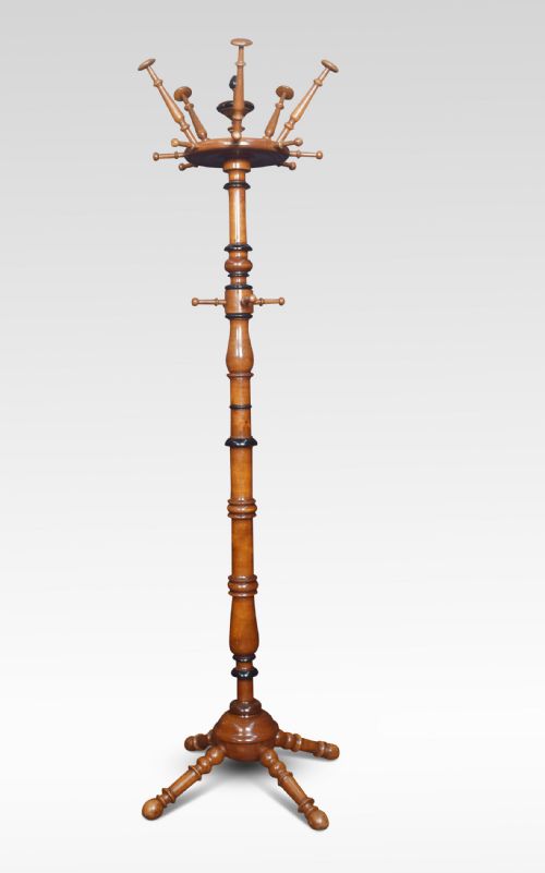 Aesthetic Walnut Hat and Coat Stand