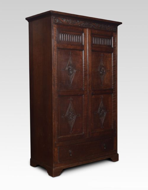 Carved Oak Hall Robe
