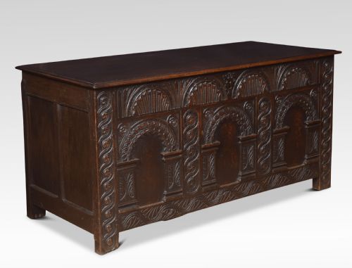 18th Century Oak Blanket Box