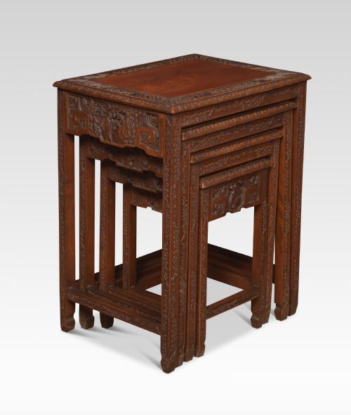 CHINESE NEST OF FOUR TABLES - ADDITIONAL PHOTO 1