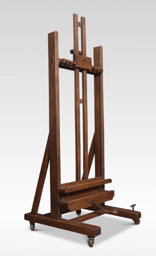 Oak Artist’s Adjustable Studio Easel