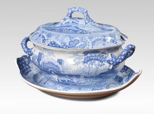 Spode Blue and White Tureen