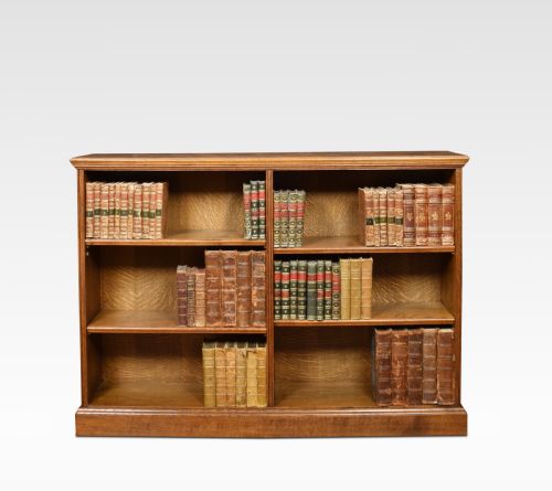 Oak Open Bookcase