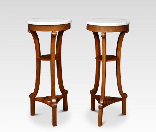 Pair of Mahogany Pedestals