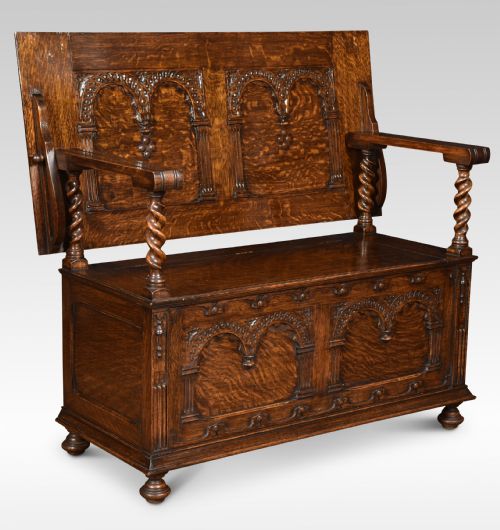 Oak Monk’s Bench