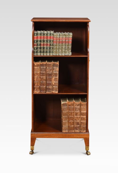Georgian Style Mahogany Campaign Bookcase