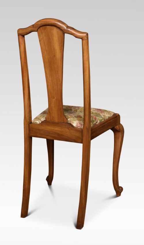 PAIR OF WALNUT SIDE CHAIRS - ADDITIONAL PHOTO 2