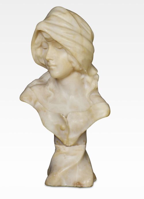Art Deco Alabaster Bust