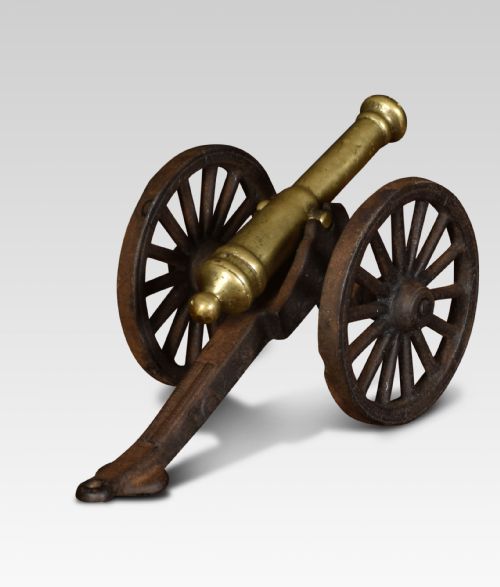 BRASS MODEL OF A SIGNAL CANNON - ADDITIONAL PHOTO 2