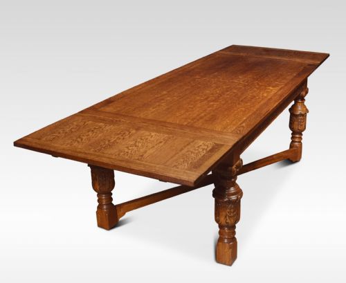 Oak Draw-leaf Refectory Table