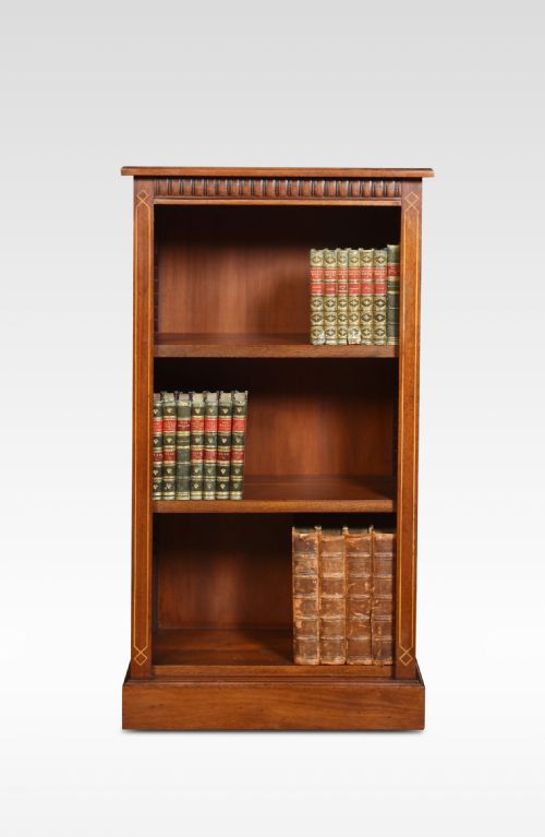 Mahogany Open Bookcase