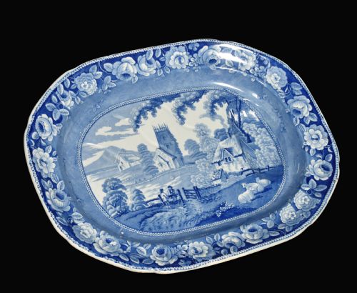 Staffordshire Meat Draining Plate