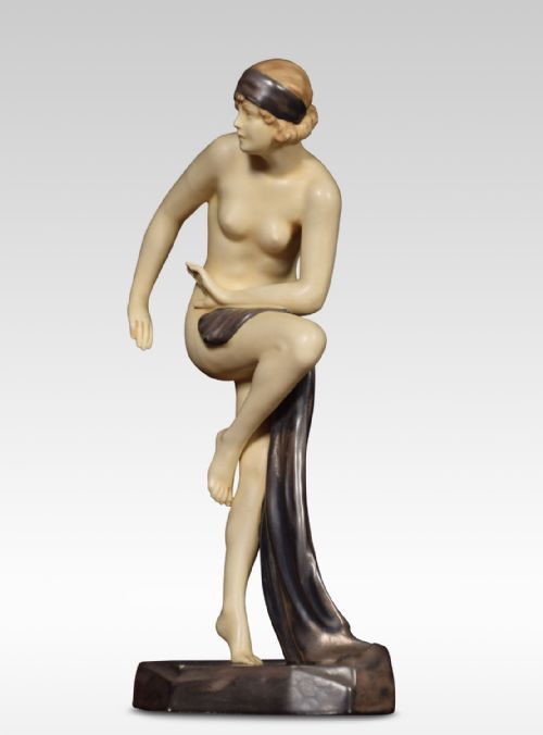 ROYAL DUX ART DECO FLAPPER GIRL - ADDITIONAL PHOTO 5