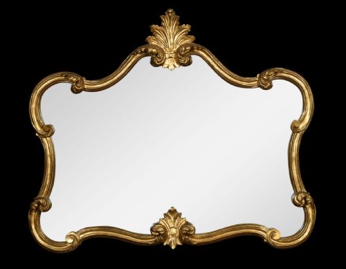 Rococo Revival Gilt Wall Mirror