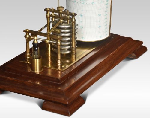 WALNUT CASED BAROGRAPH - ADDITIONAL PHOTO 5