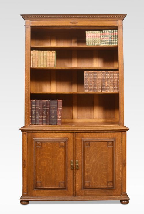Oak Open Bookcase
