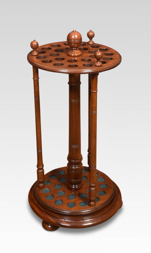 19th Century Mahogany Cue Stand